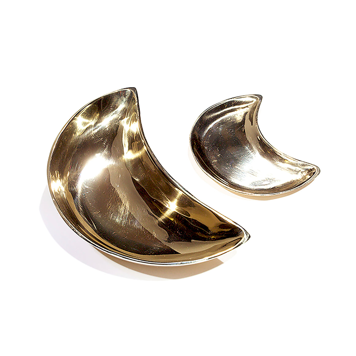 Crescent Moon Brass Dishes