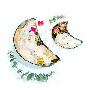 Crescent Moon Brass Dishes