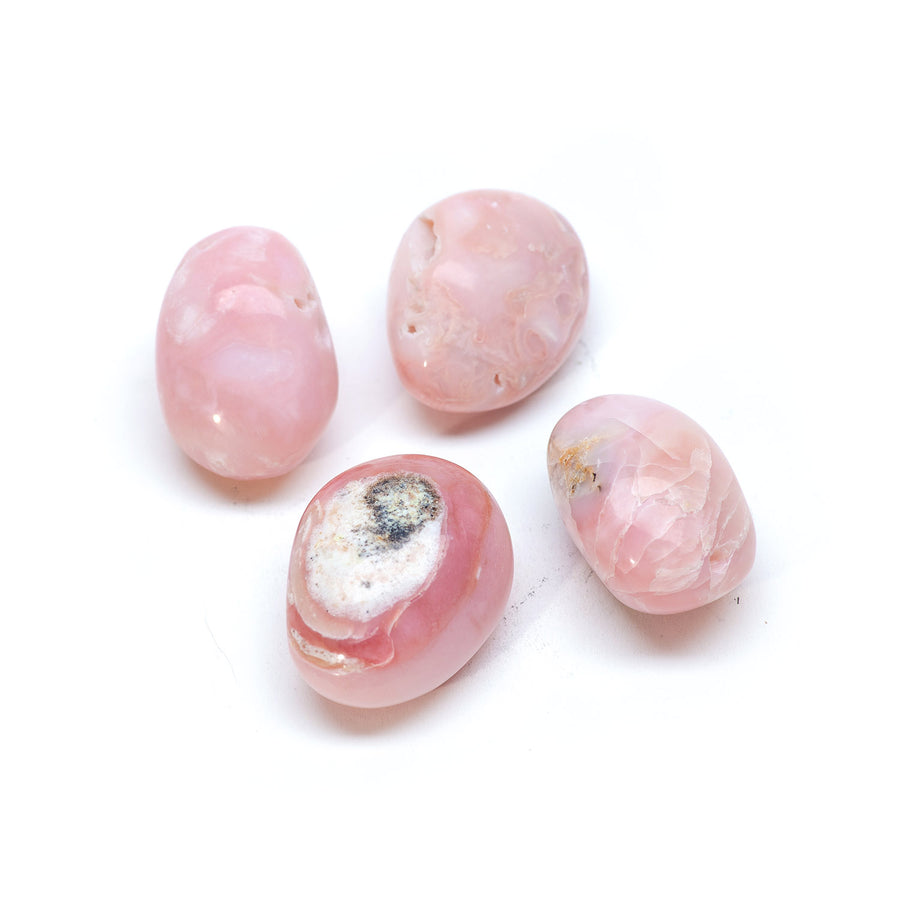Peruvian Pink Opal Palm Stone Pebble