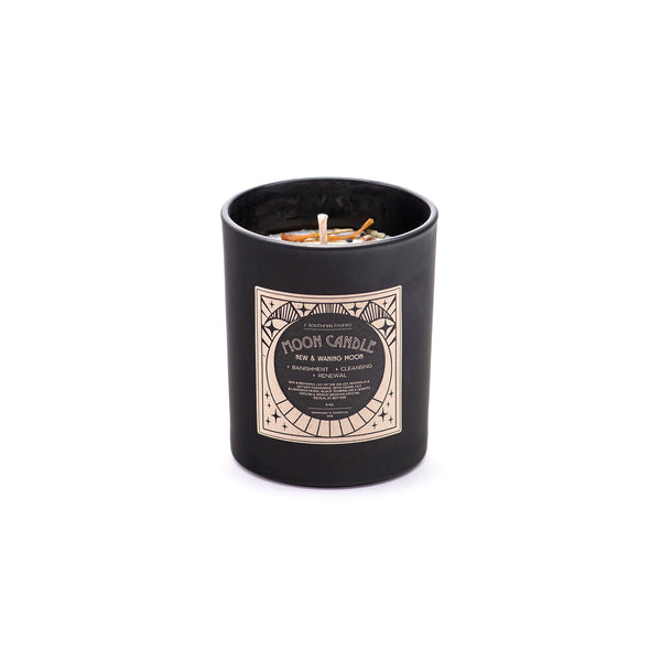 New & Waning Moon Candle: Ritual Candle : Candle Magick