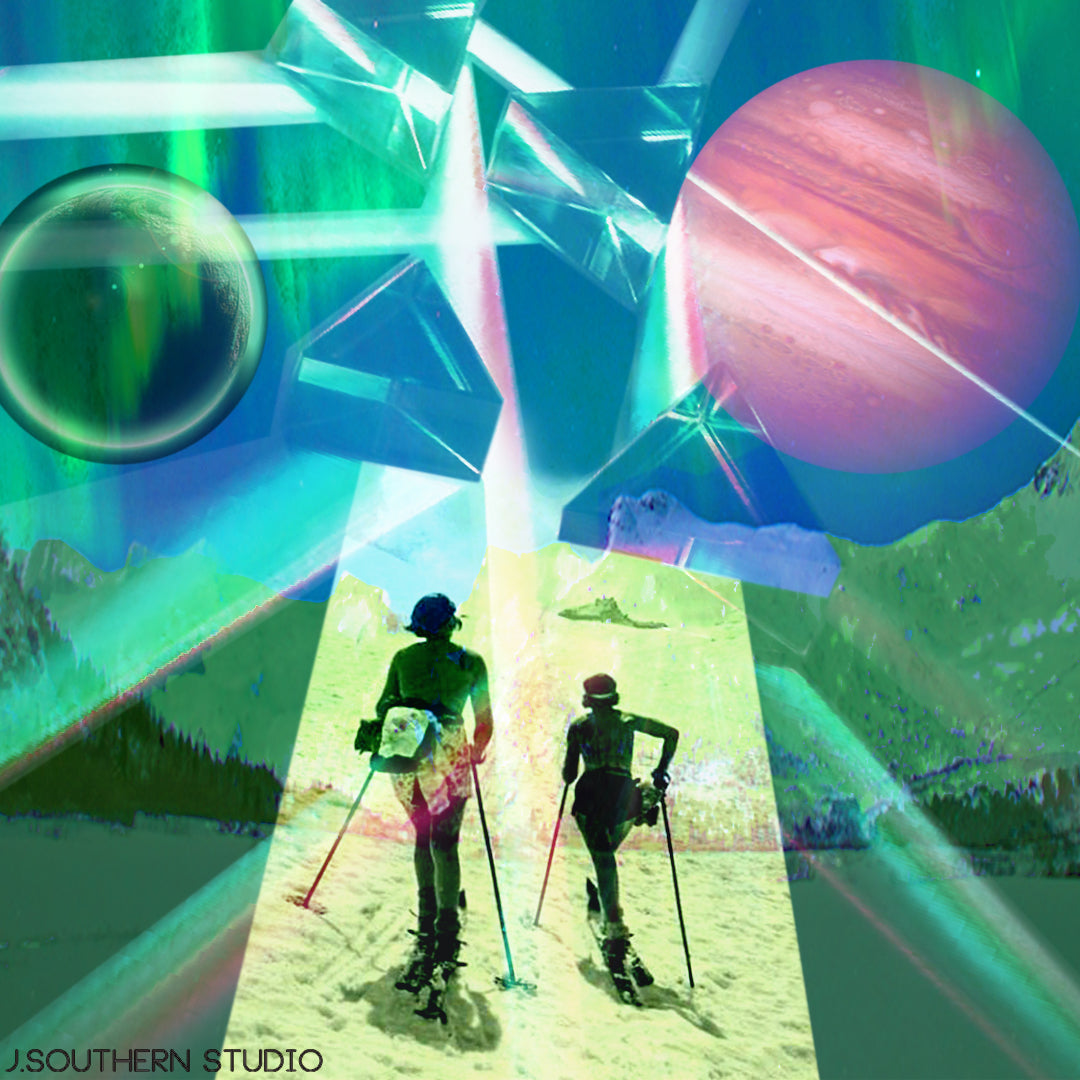 New Moon + Partial Solar Eclipse in Capricorn: Colorful Season's Greetings, December 25 & 26, 2019