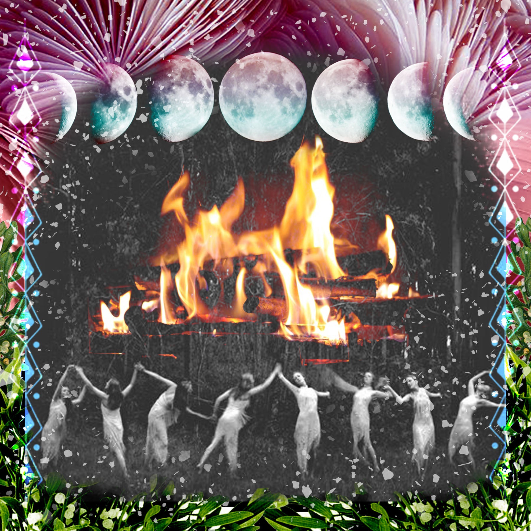 December 2018 Horoscopes collage art