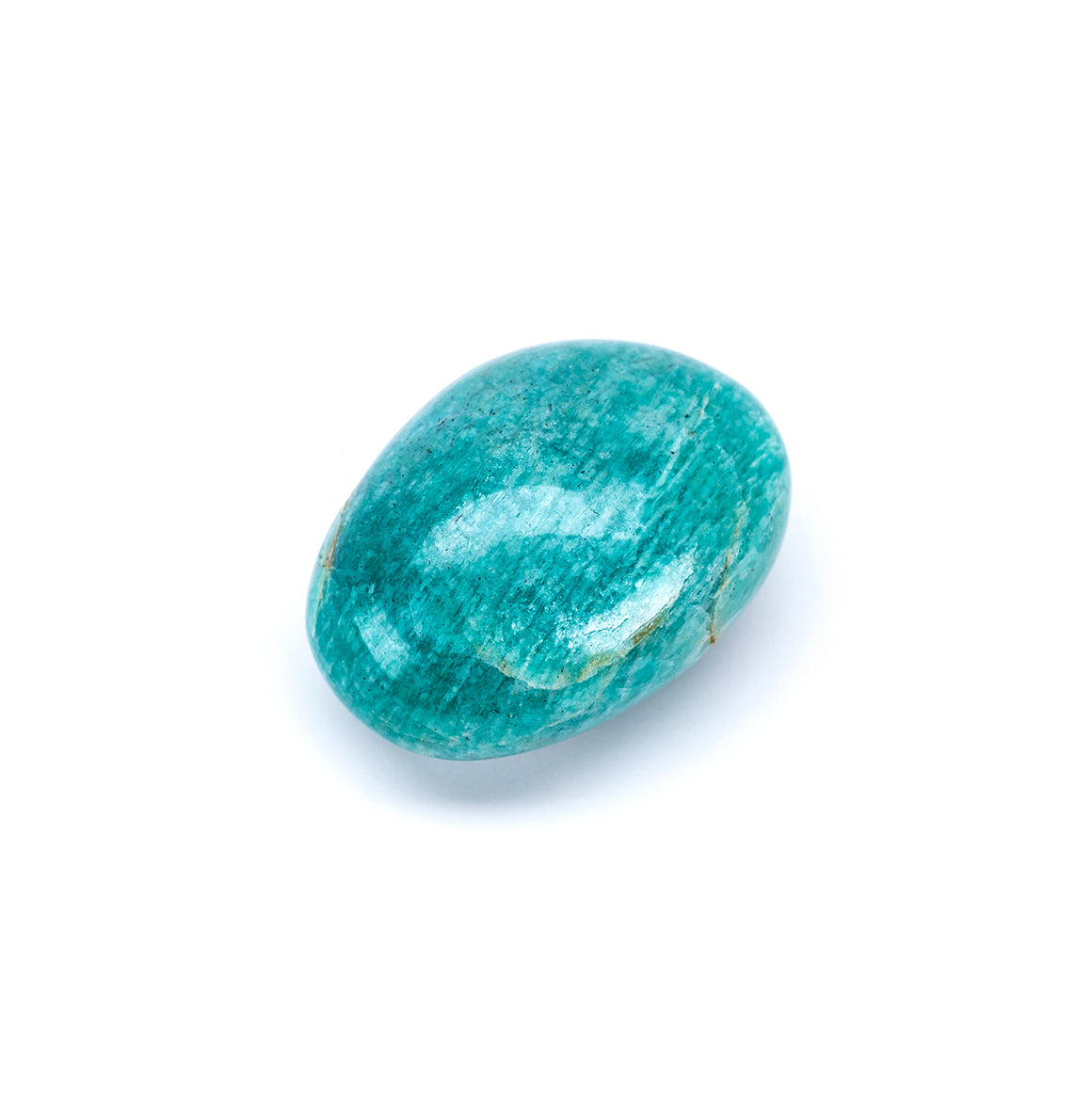 Amazonite Pebble Palm Stone