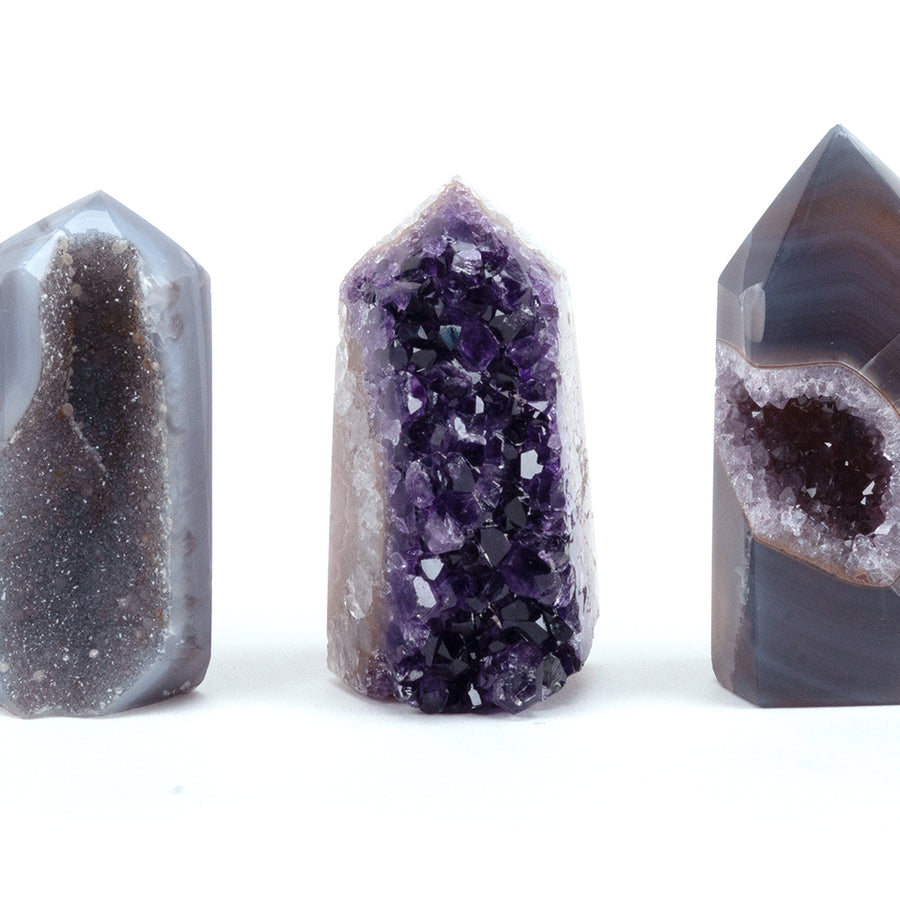 Amethyst Geode Towers