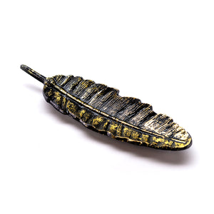 Brass Feather Incense Holder