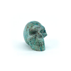 Chrysocolla Skulls