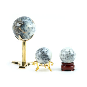 Dendritic Agate Sphere