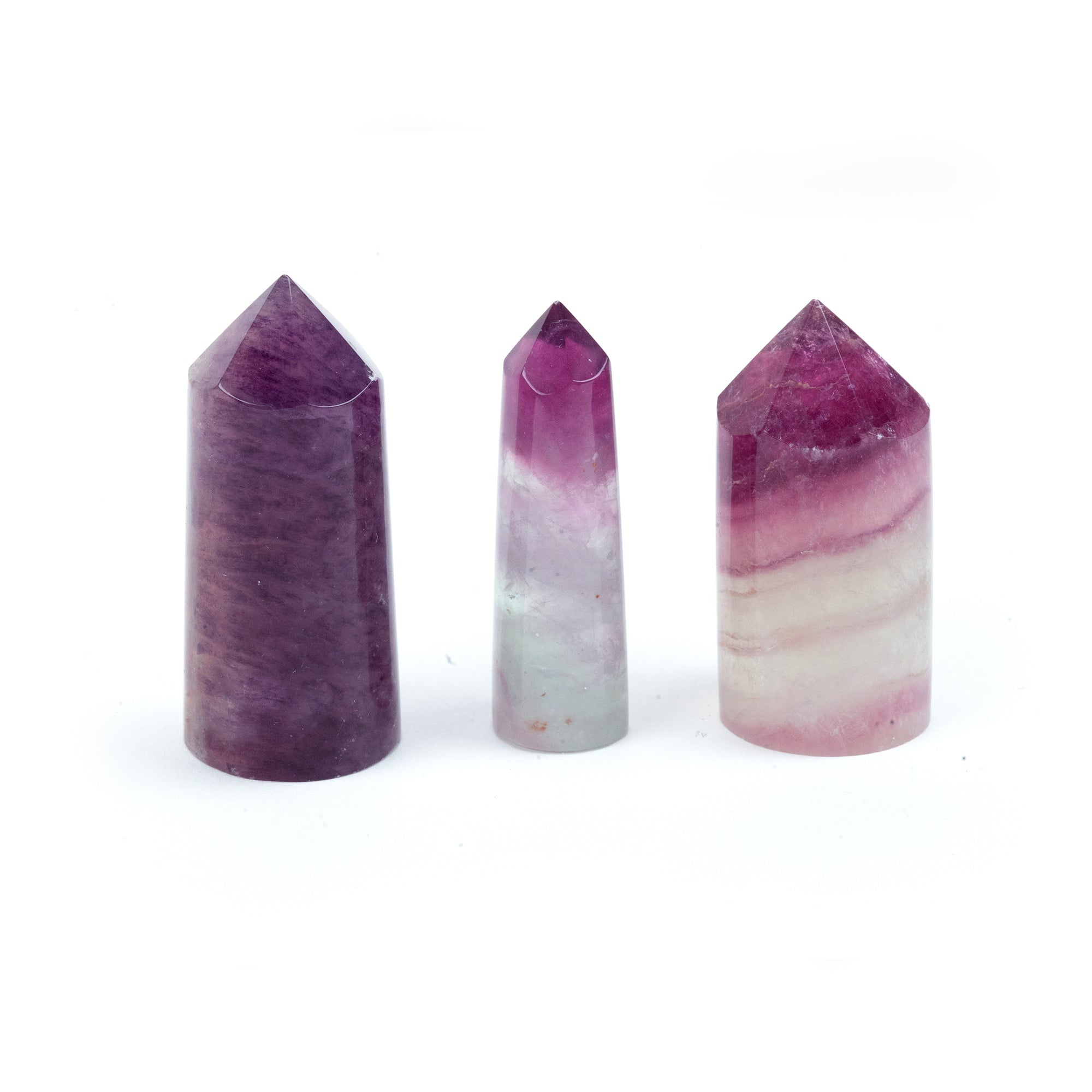 Fluorite Round Polished Point