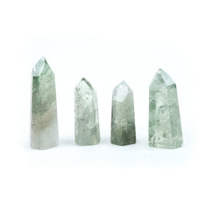 Green Amethyst Prasiolite Points