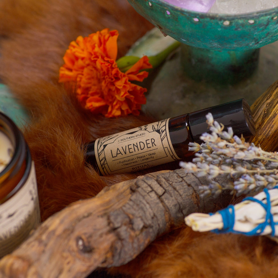 Lavender Ritual Oil - For Purification, Sleep, Longevity, Peace, Happiness