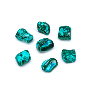 Chrysocolla in Malachite Tumble, one piece