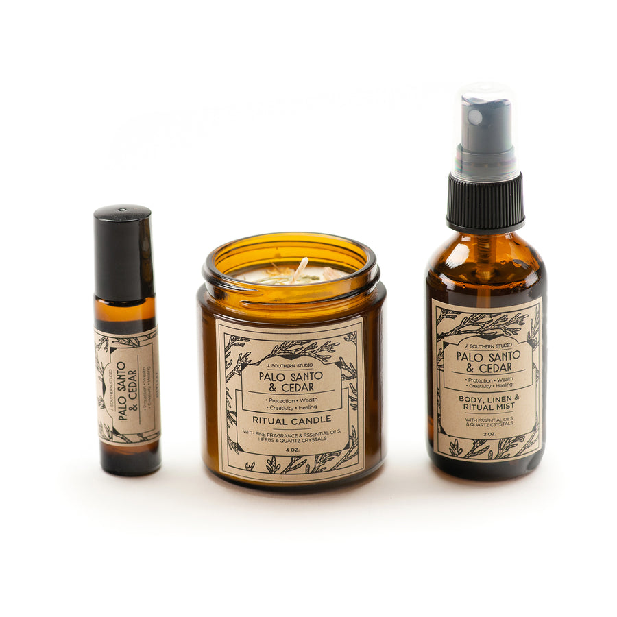 Palo Santo & Cedar Apothecary Bundle