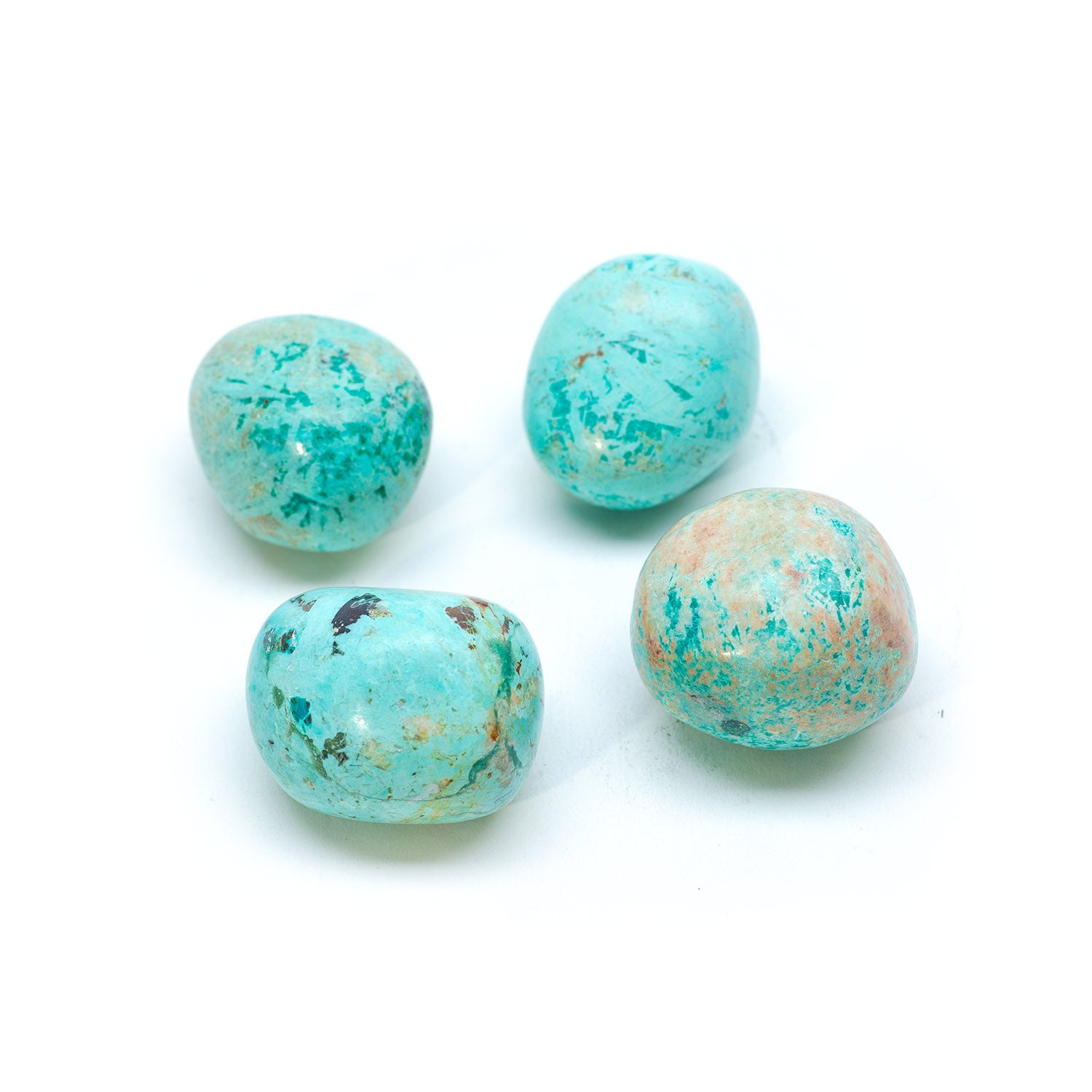 Peruvian Chrysocolla Palm Stone Pebble