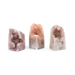 Pink Amethyst Clusters and Towers