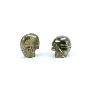 Pyrite Mineral Skulls