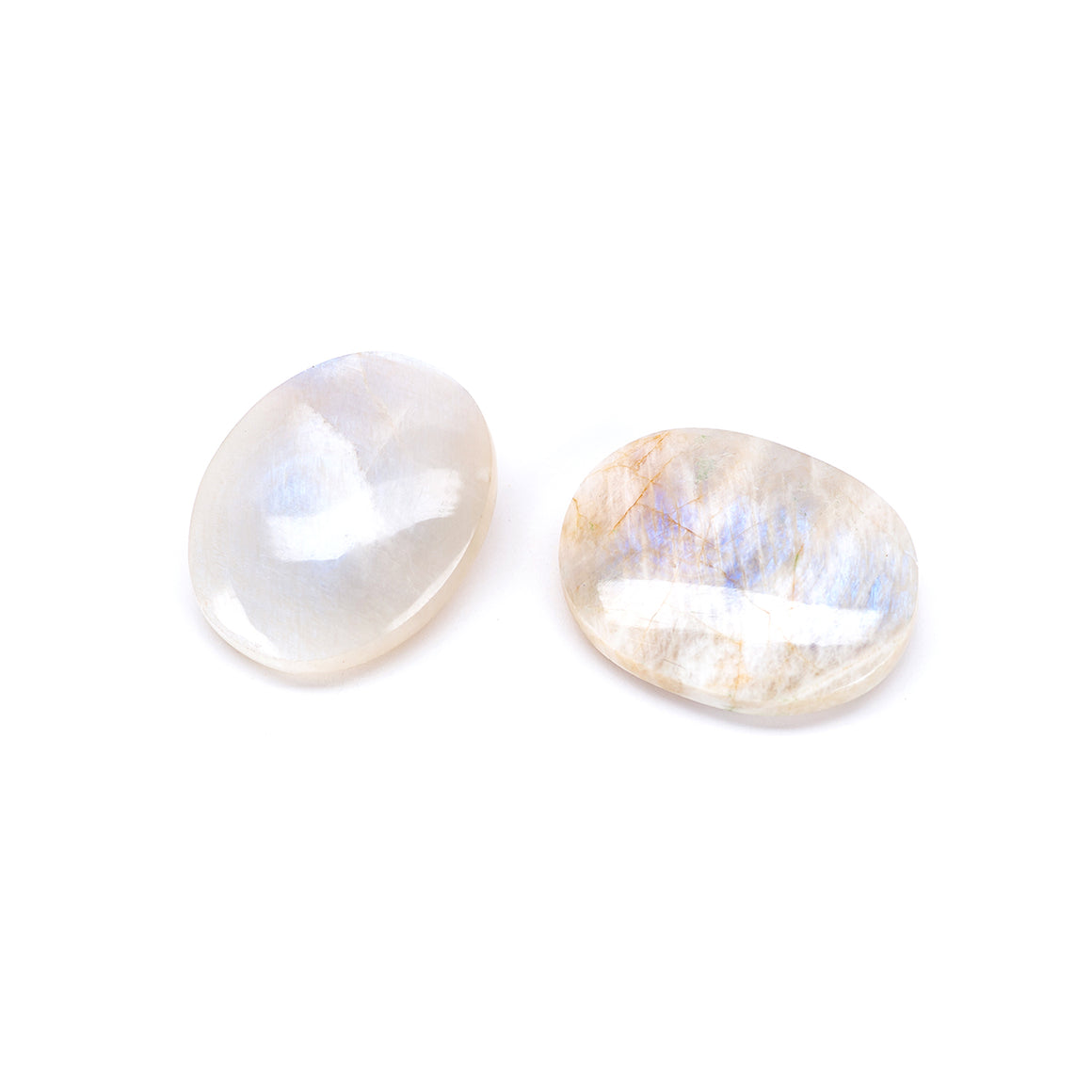 Rainbow Moonstone Palm Stones