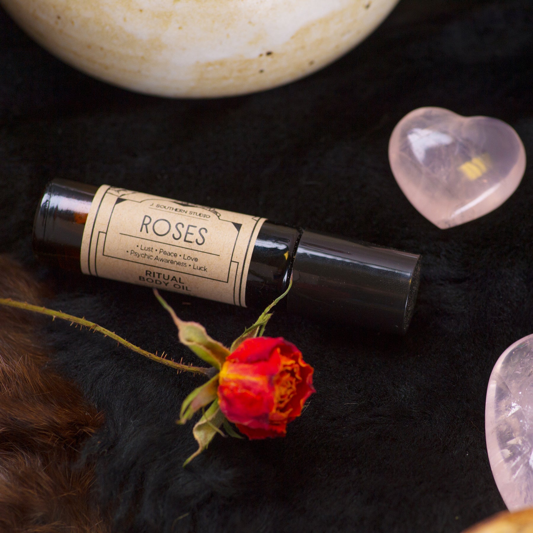 Roses Ritual Oil - For Love Peace Lust - JSouthernStudio Roses Ritual Oil - For Love Peace Lust - JSouthernStudio