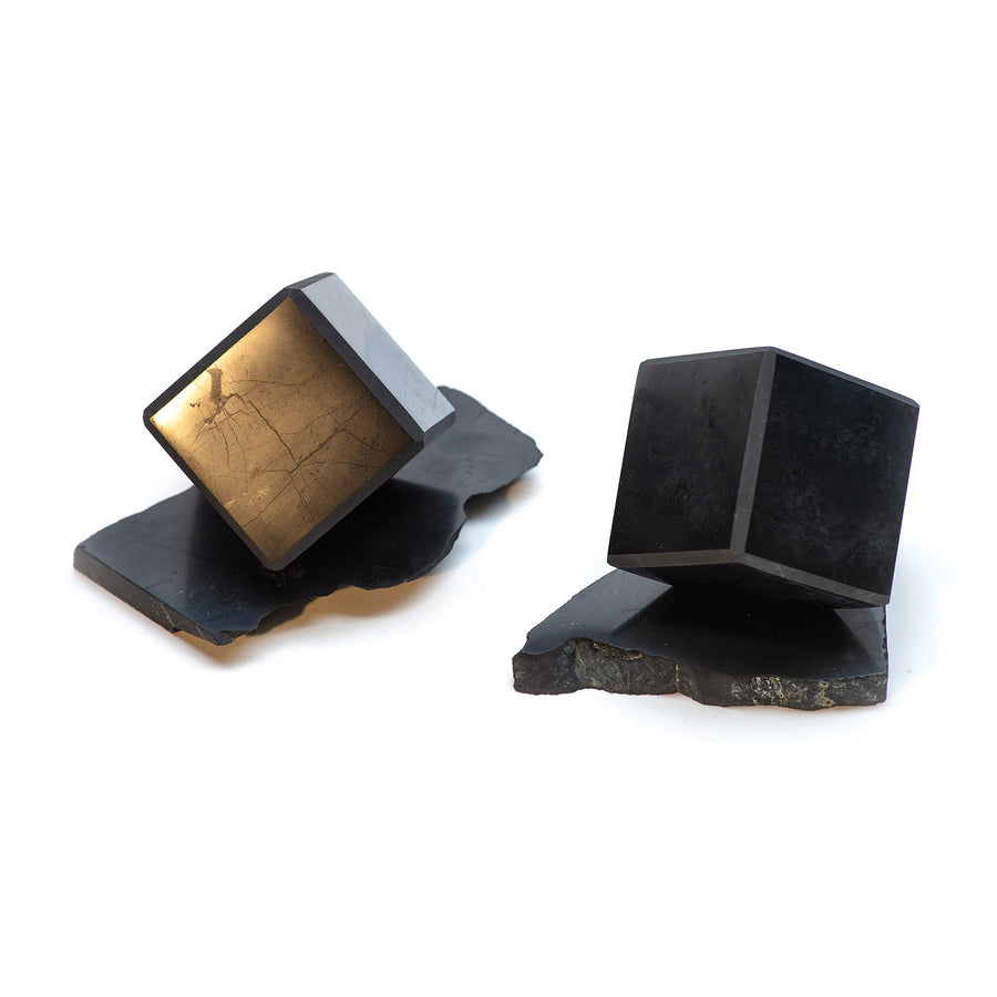 Shungite Cube Art Object