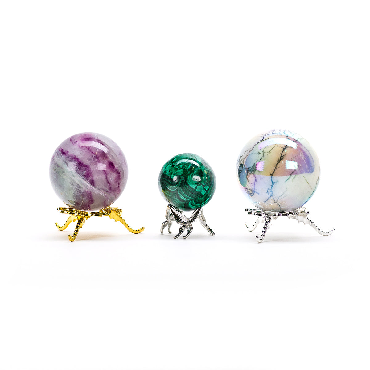 Crystal Ball Stands, Dragonflies & Butterflies