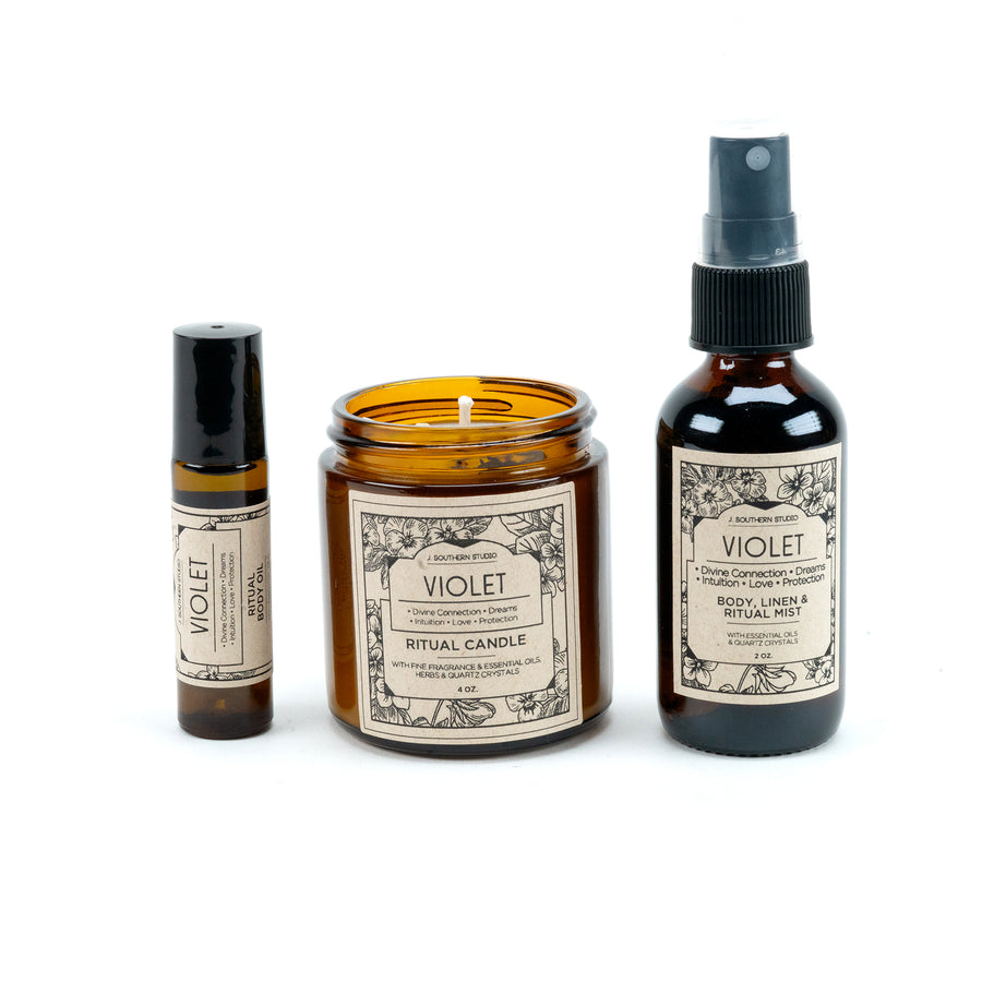 Violet Ritual Oil - For Protection, Love, and Healing *limited edition*