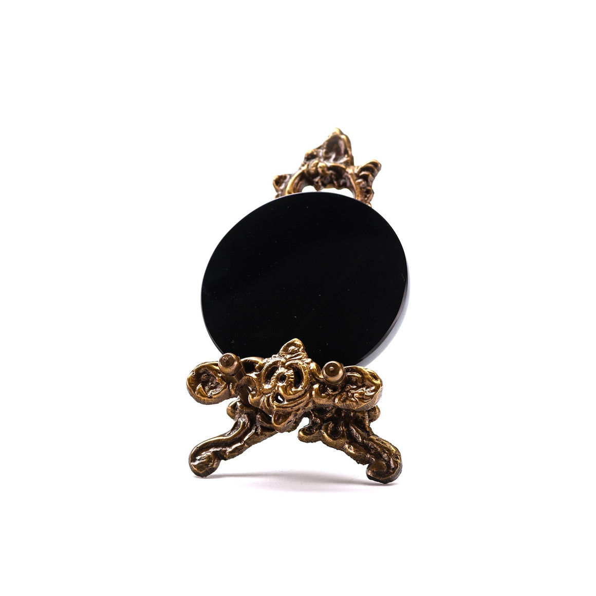 Obsidian Scrying Mirror- Slight Defect, 20% Off