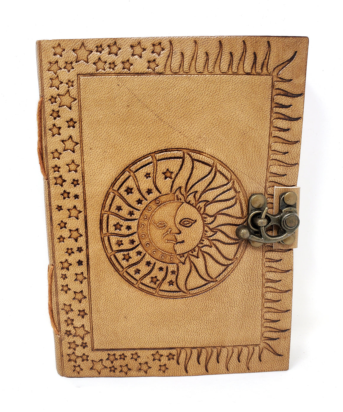 Celestial Sun Leather Notebook