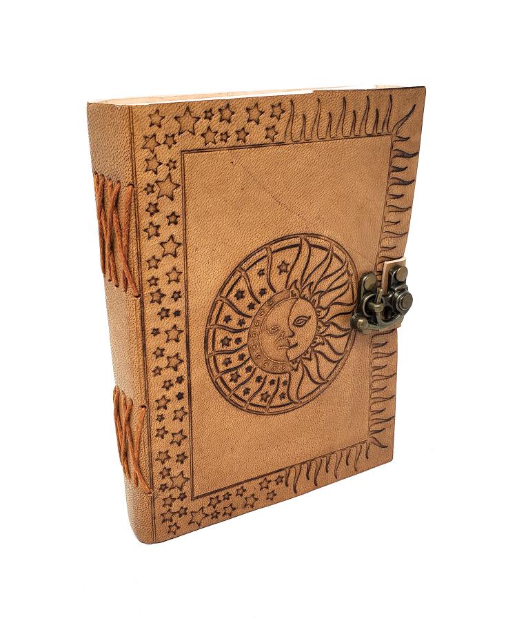 Celestial Sun Leather Notebook