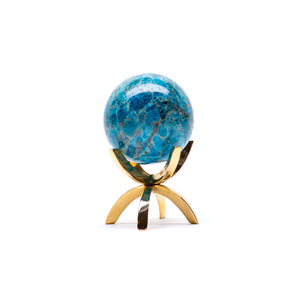 Blue Apatite Sphere