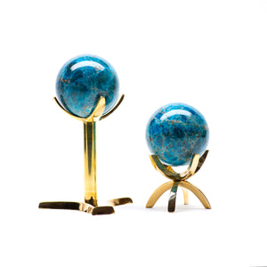 Blue Apatite Sphere