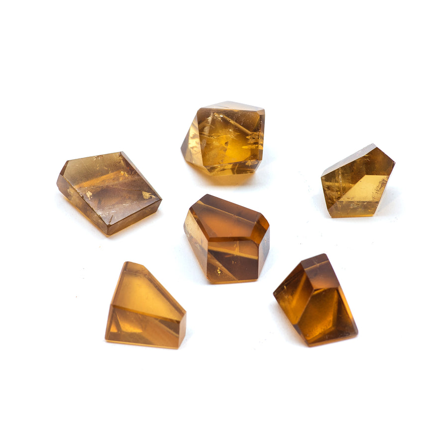 AAA Quality Citrine Faceted Freeform Gemstone
