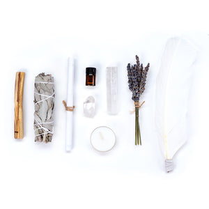 Energy cleansing ritual kit - get rid of negative energy in your home