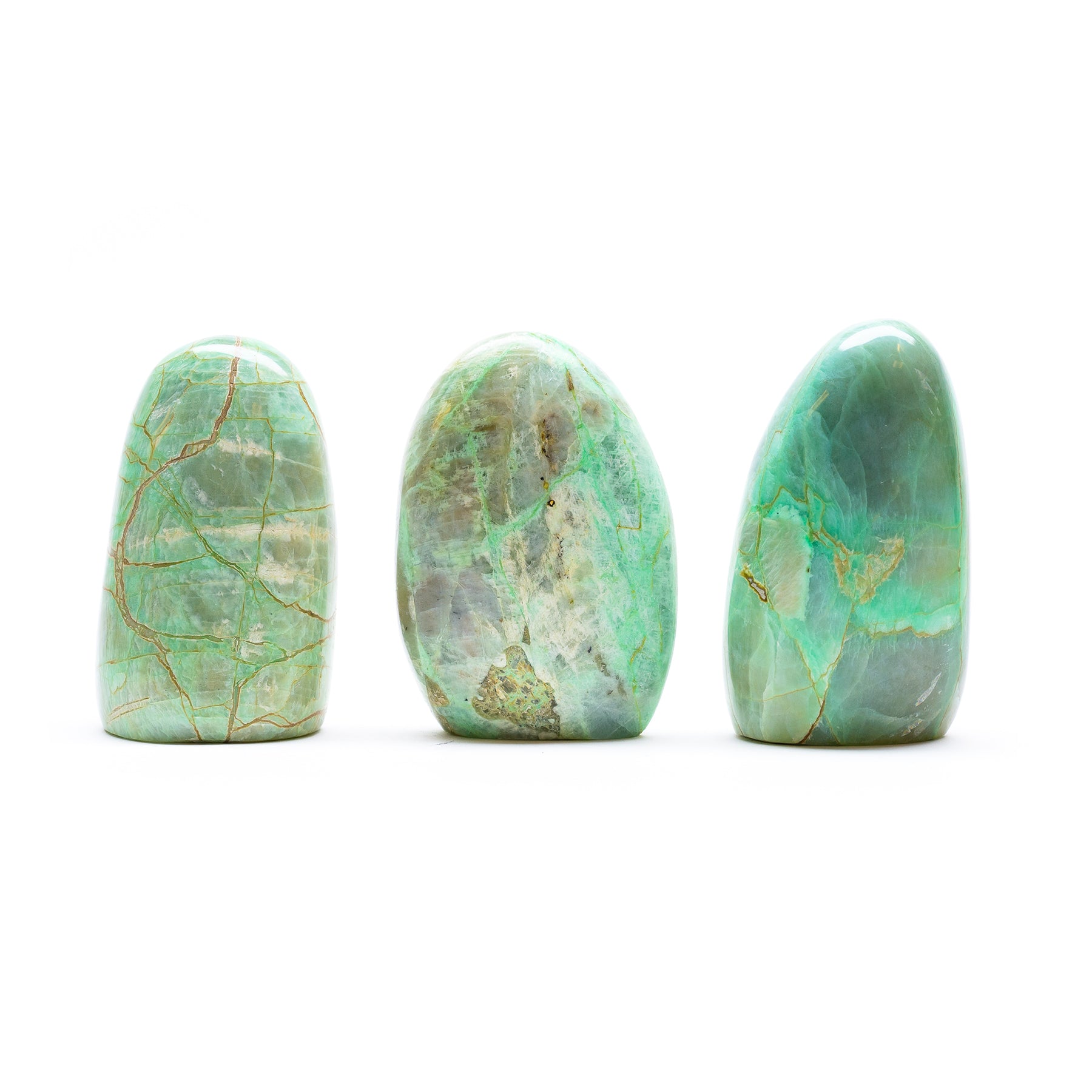 置物 Garnierite Freeform JSouthernStudio - Garnierite Palm Stone