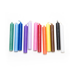 Ritual Candles Assorted Colors, Set of 4 for different collors