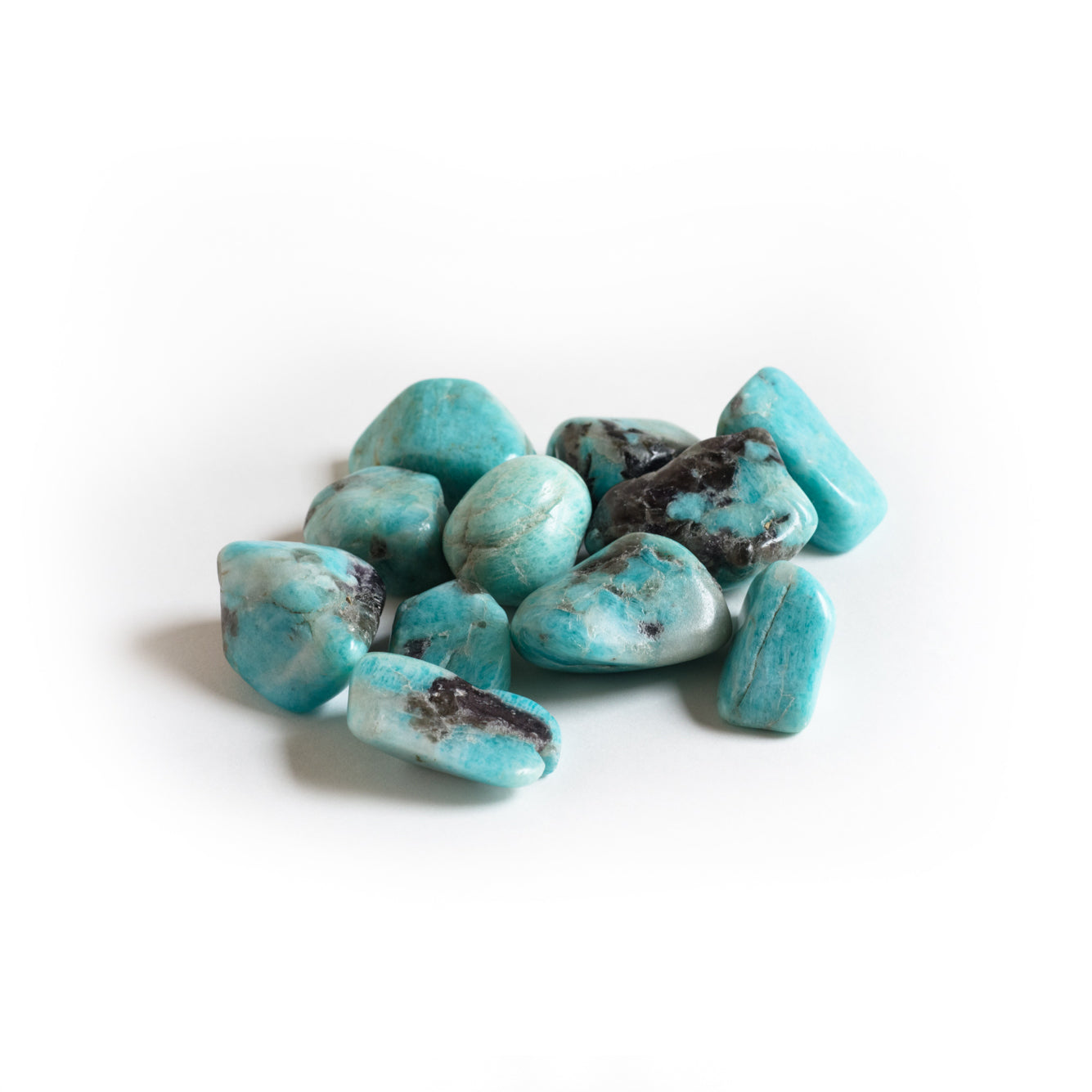 Amazonite, tumbled, one piece