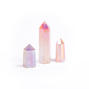 Angel Aura Rose Quartz Tower Point Generator