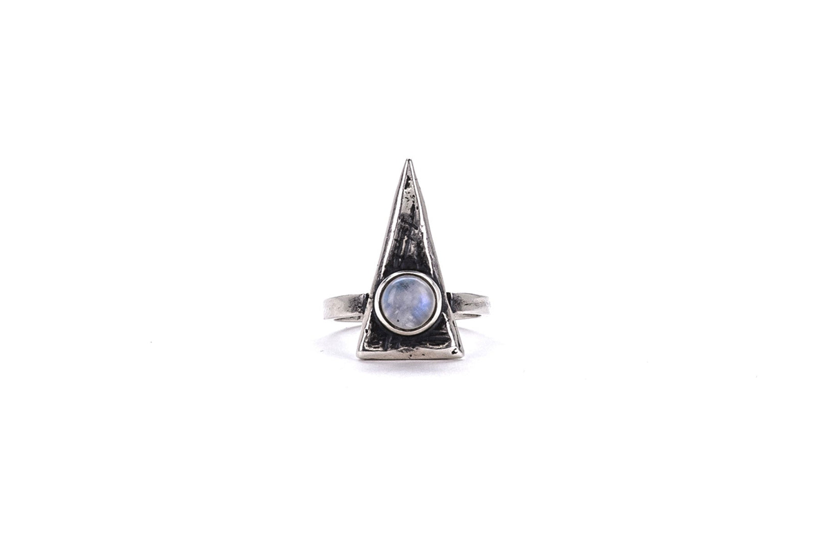 Basic Triangle Ring with Stone