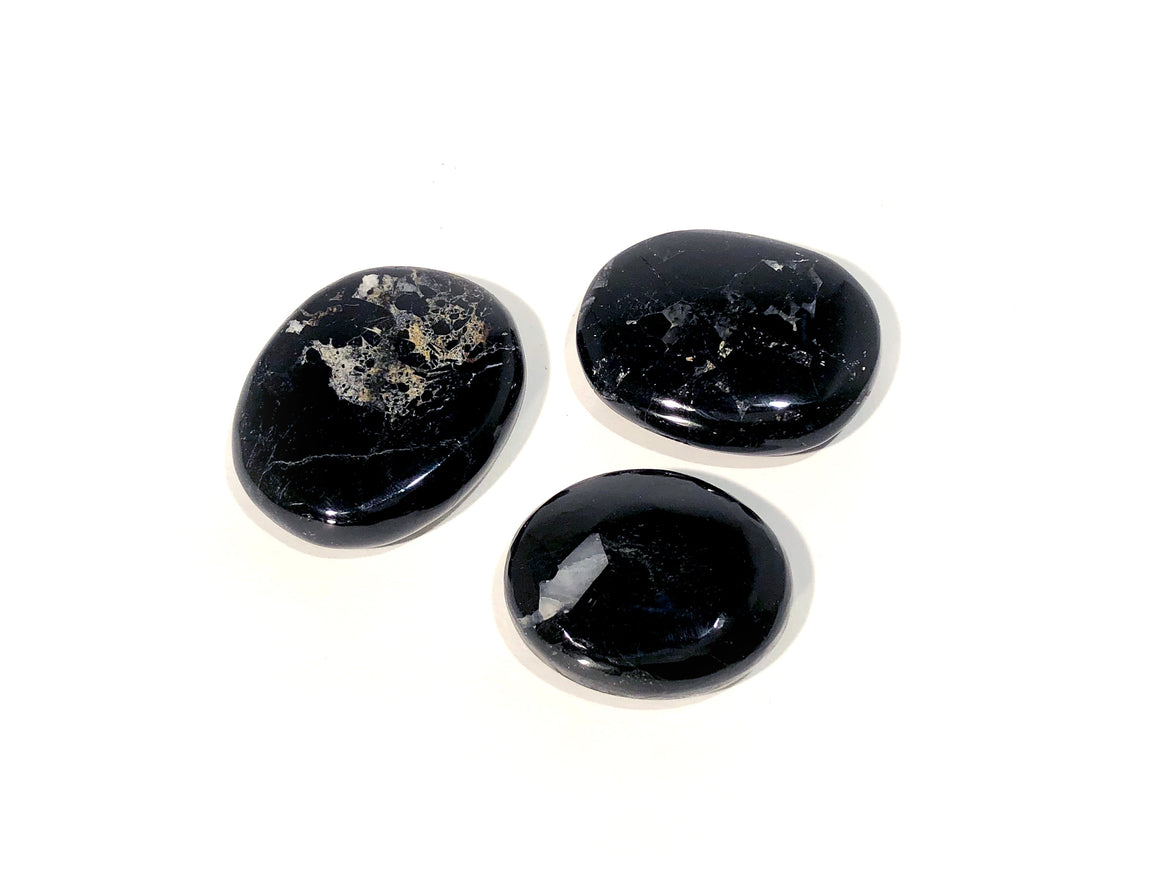 Black Tourmaline Palm Stone