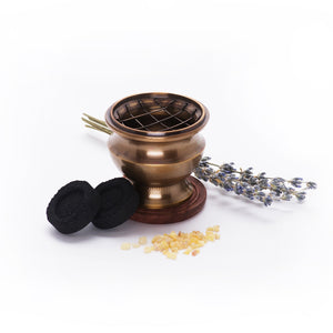 Brass Charcoal Incense Burner