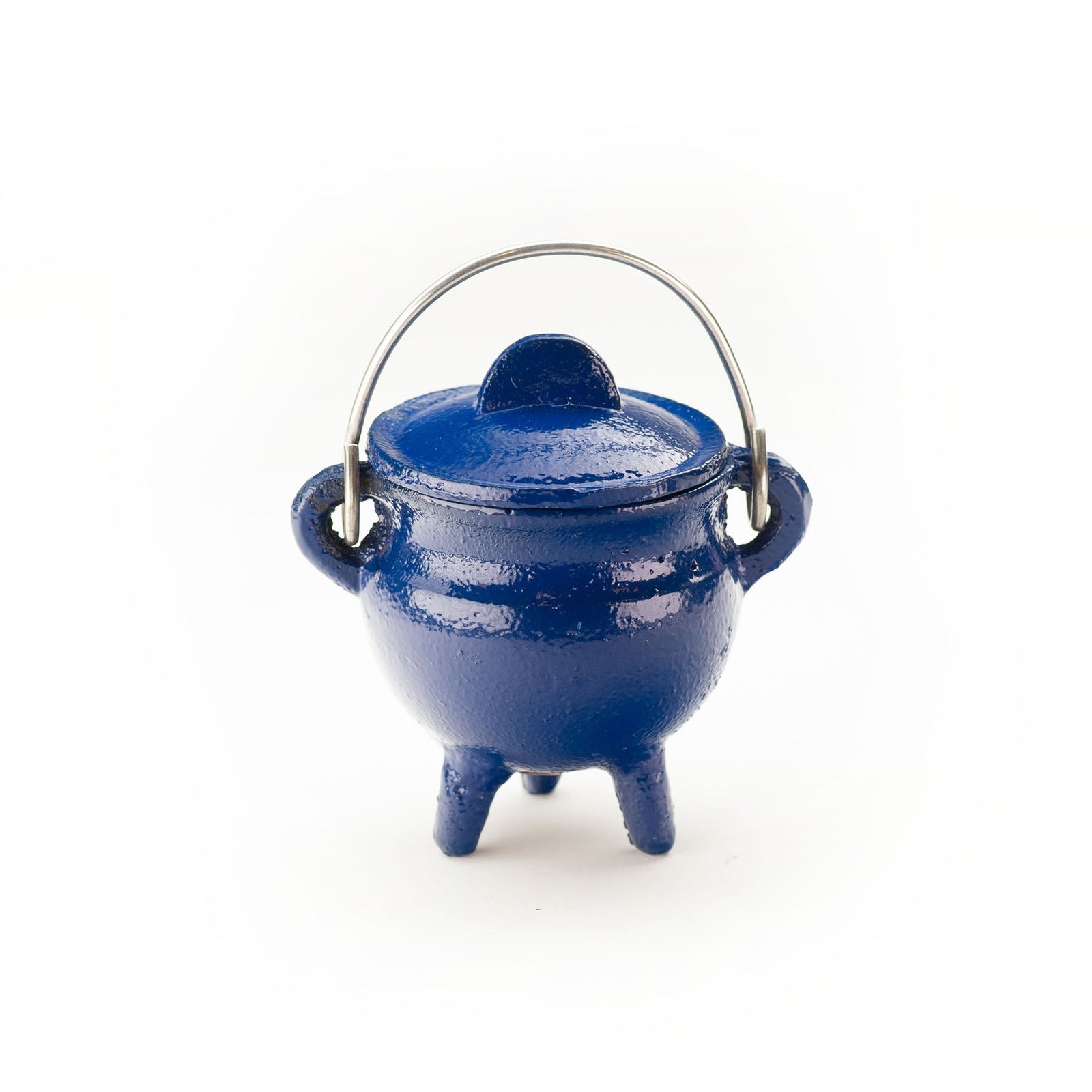 Cast Iron Cauldron, Blue