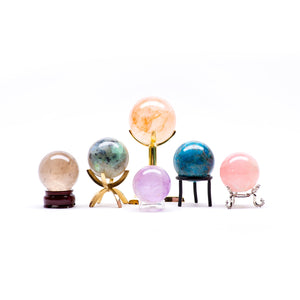 Crystal Ball Stands, Metal