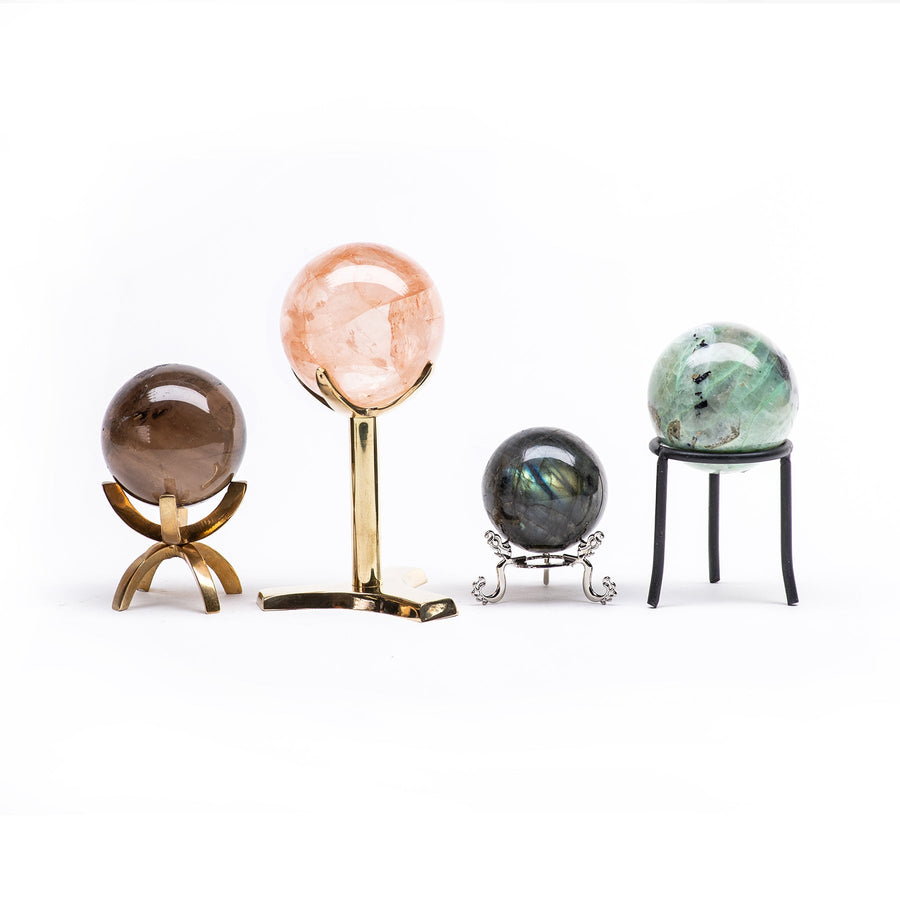 Crystal Ball Stands, Metal