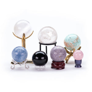 Crystal Ball Stands, Metal