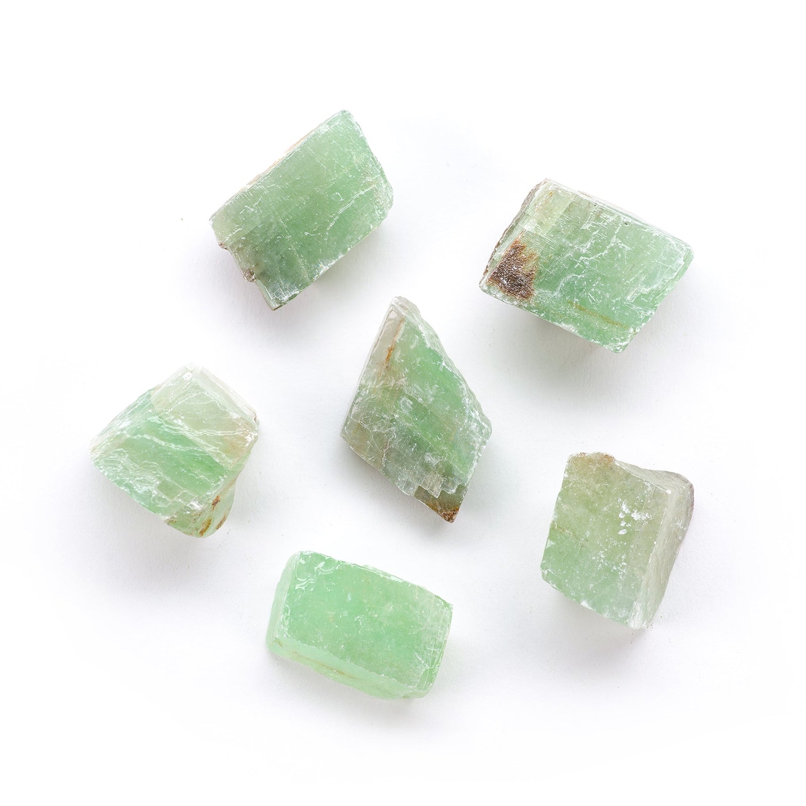 Green Calcite Chunk