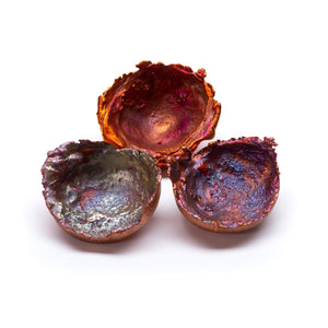 Handmade Aura Copper Splash Offering Bowl