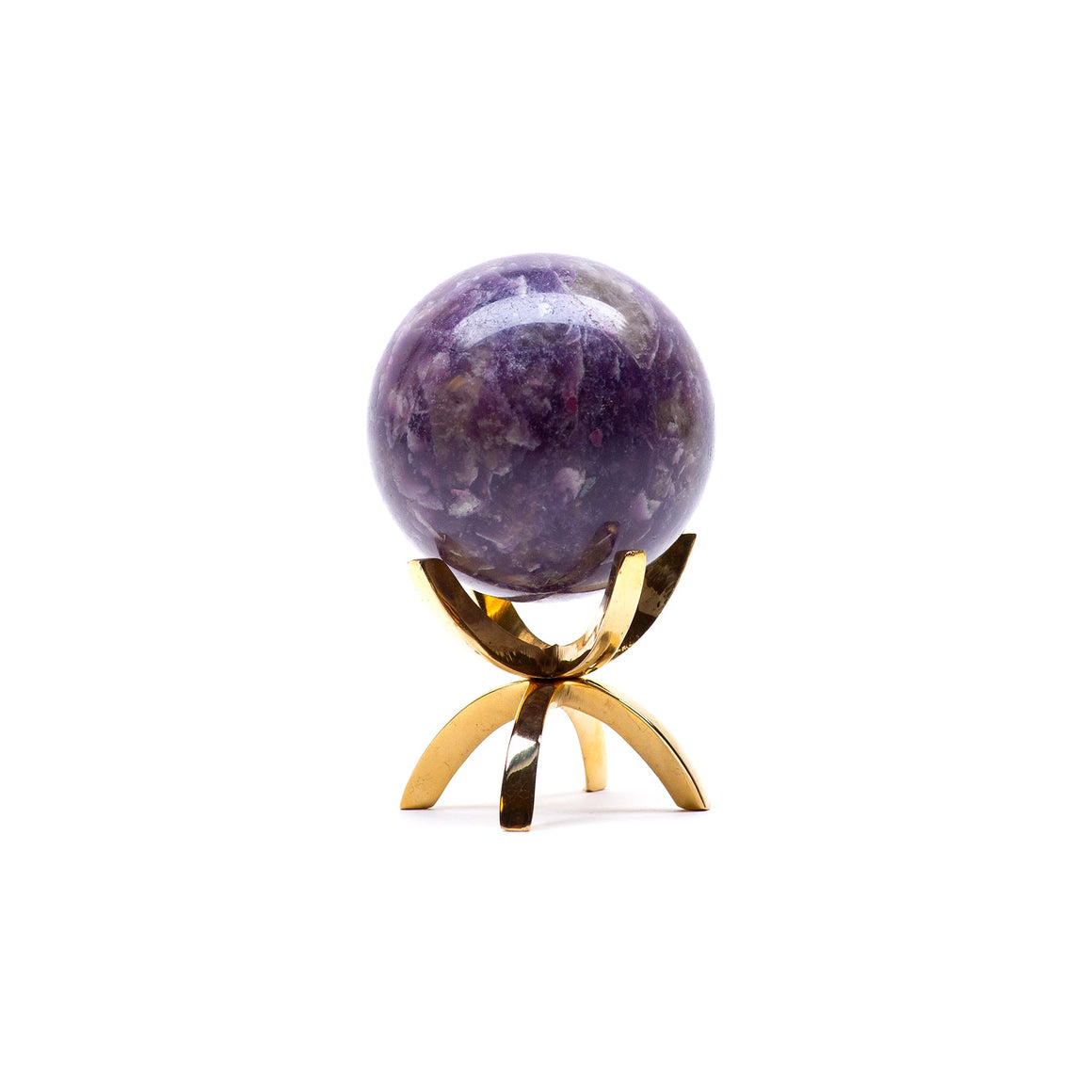Lepidolite Sphere, AA Grade