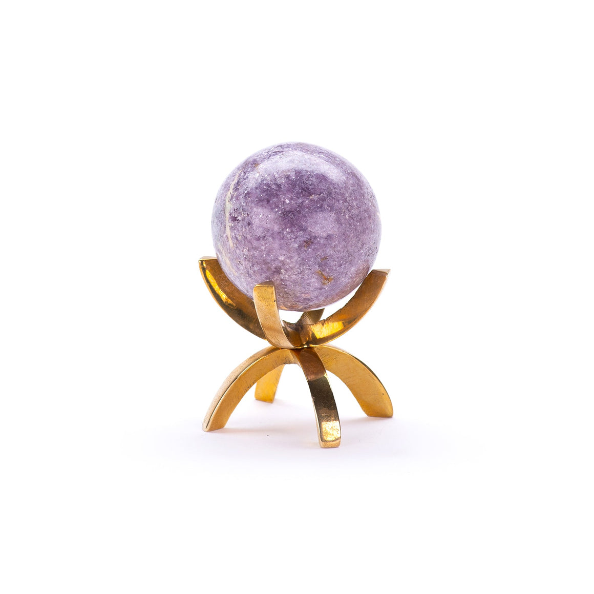 Lepidolite Sphere, A Grade