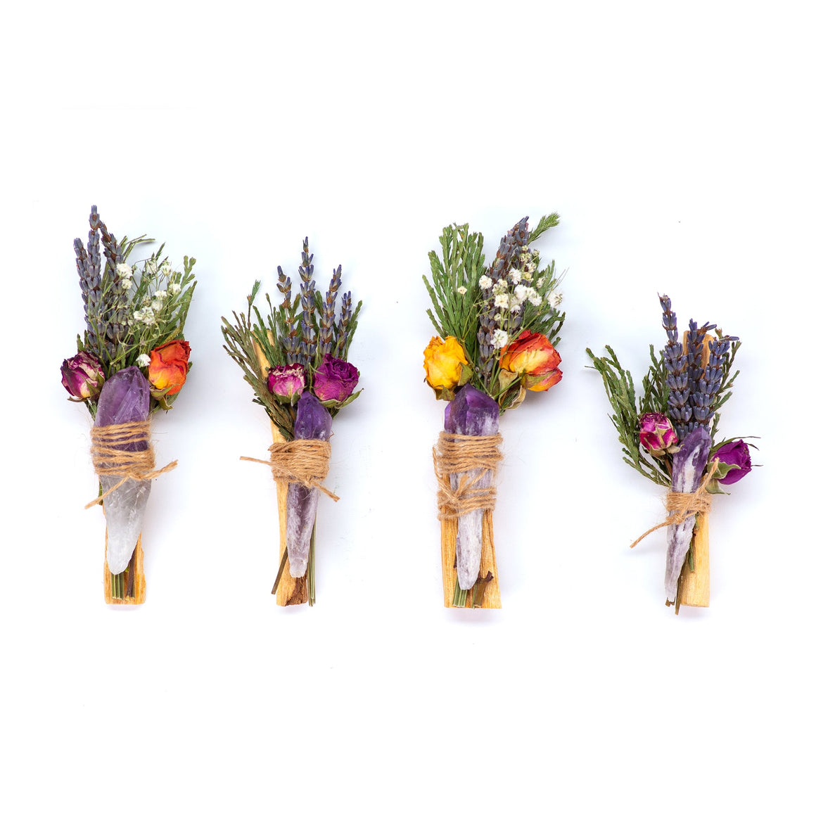 Palo Santo Flora Bundle with Amethyst Root