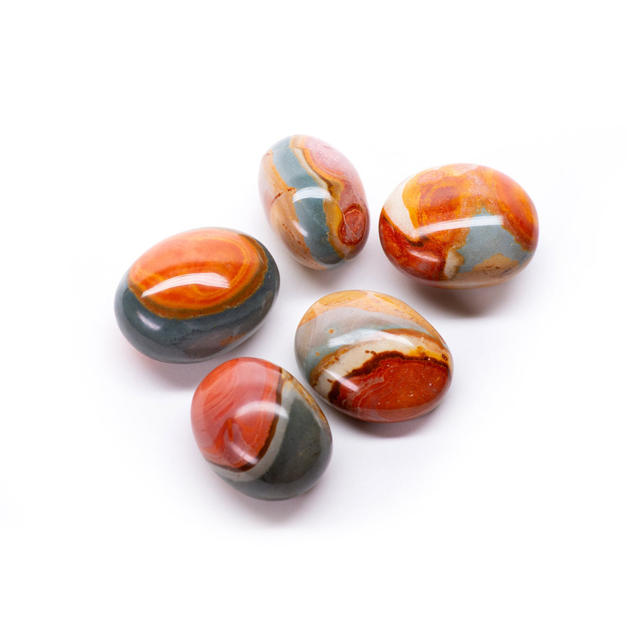 Polychrome Jasper Palm Stone