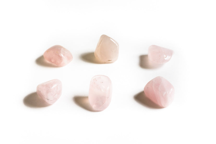 Rose Quartz, tumbled, one piece