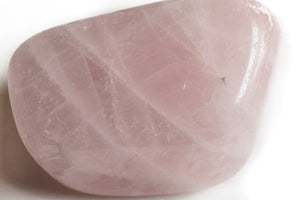 Rose Quartz, tumbled, one piece